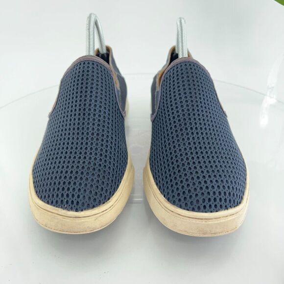 OluKai Women's Pehuea Shoe Size 9 Slip On Loafer Flats Blue Mesh Convertible - Picture 4 of 16